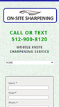 Mobile Screenshot of onsitesharpeningtx.com